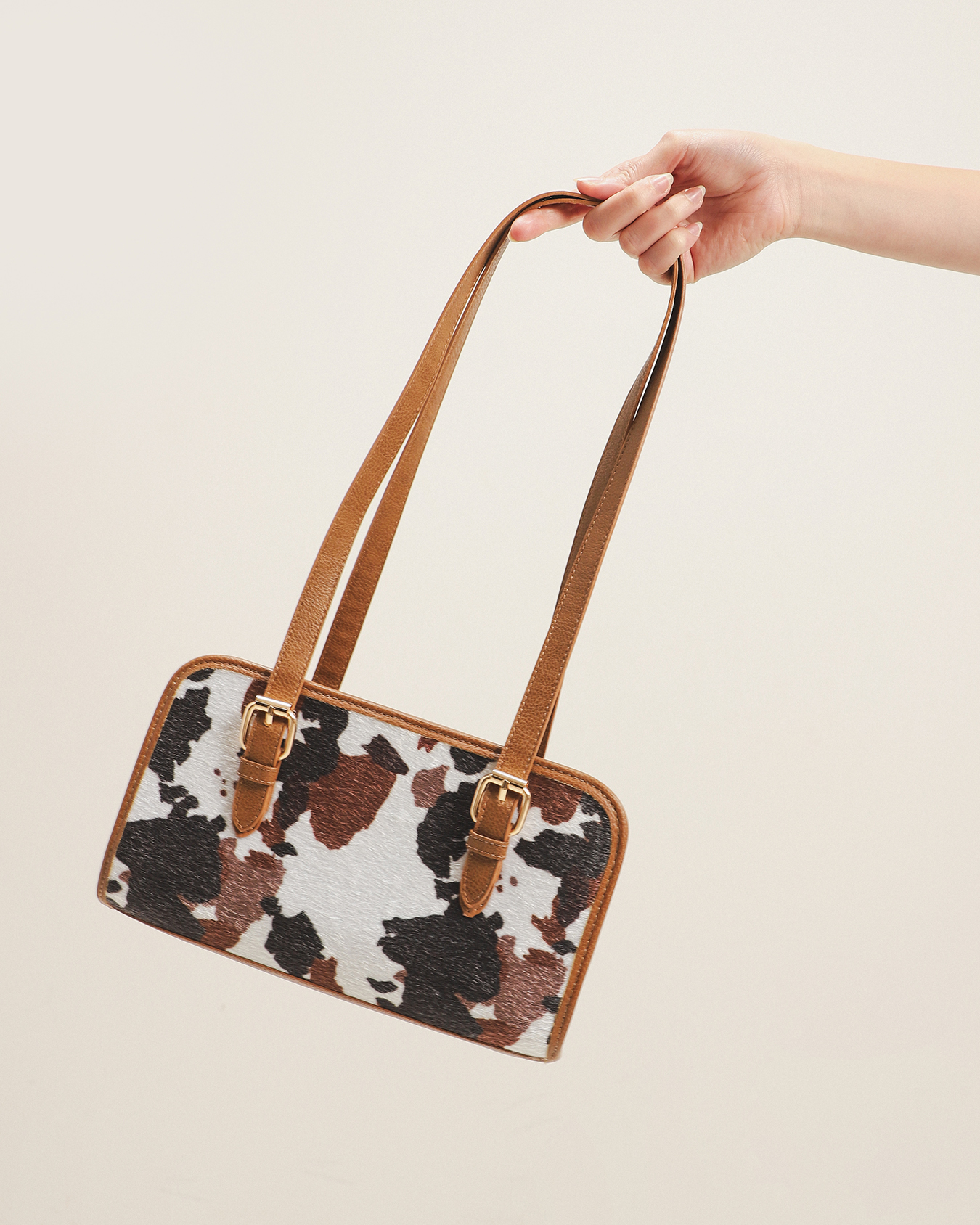 Bolso Baguette Con Diseño