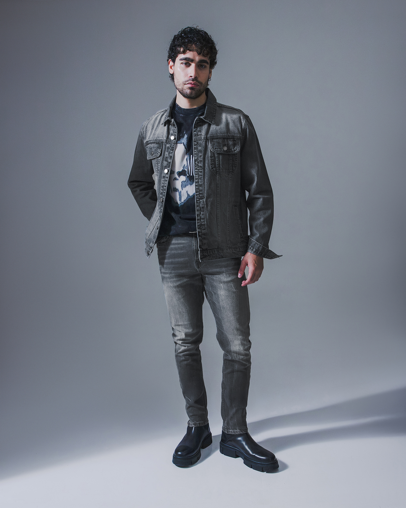 Jeans Fit Carrot Destrucciones