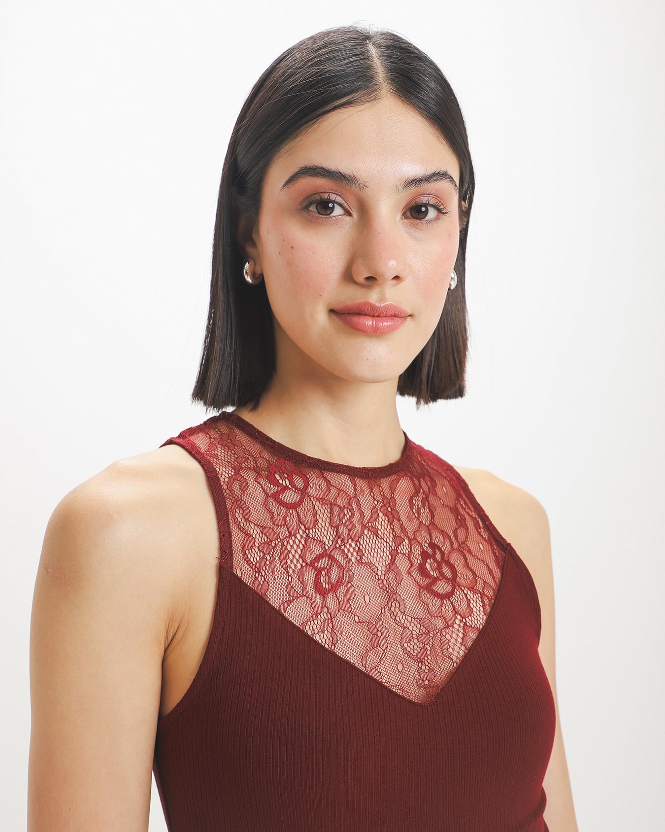 Top Encaje Rojo