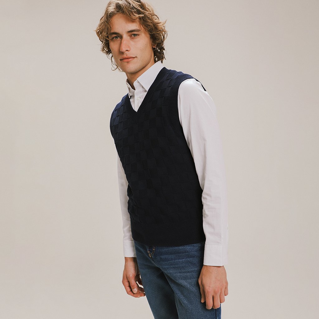 Chaleco Enfriamiento Chaleco Acolchado Para Hombre C&A Tejido