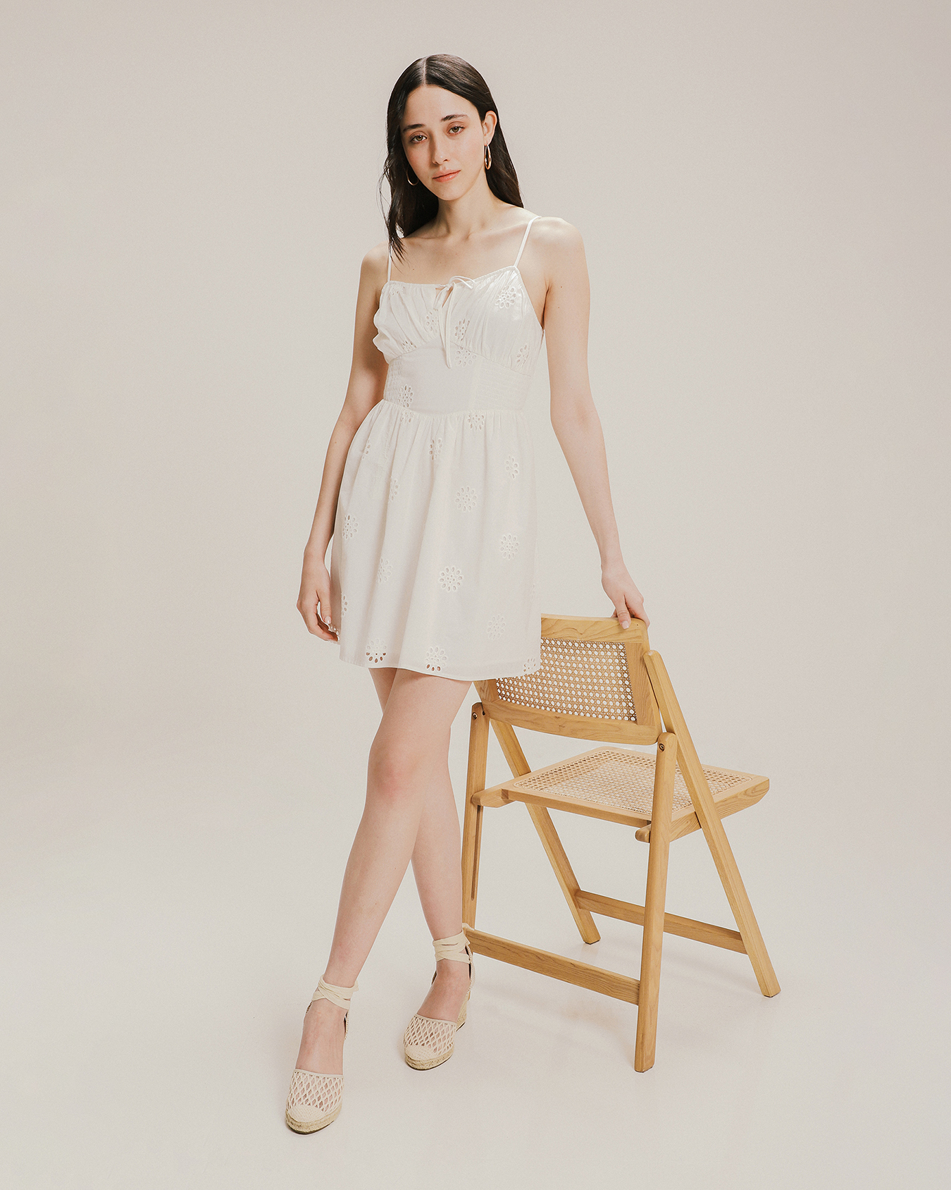 Vestido Corto Mini Sin Manga Blanco Para mujer – C&A México