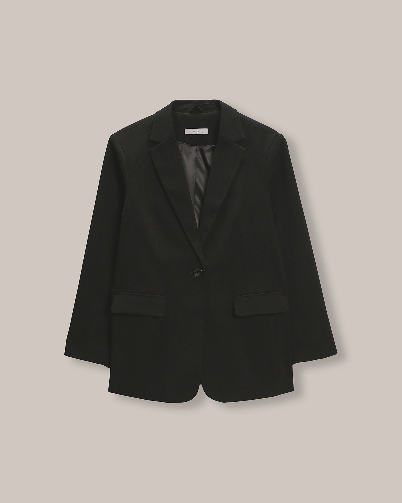 Blazer Bolsillos Botón Negro Para mujer – C&A México