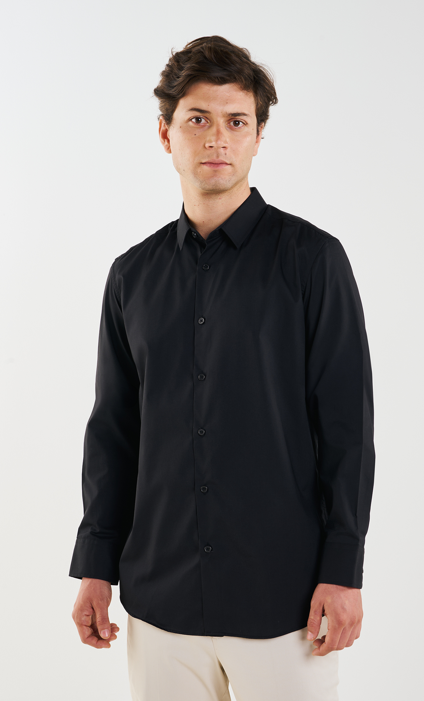 Dress Shirts Camisas De Vestir Para Hombre C&a Camisa Slim