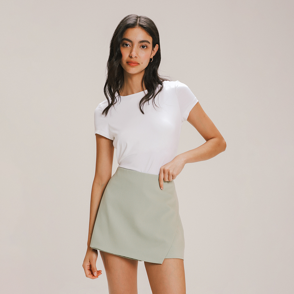Short Falda Asimétrica Verde Para mujer – C&A México
