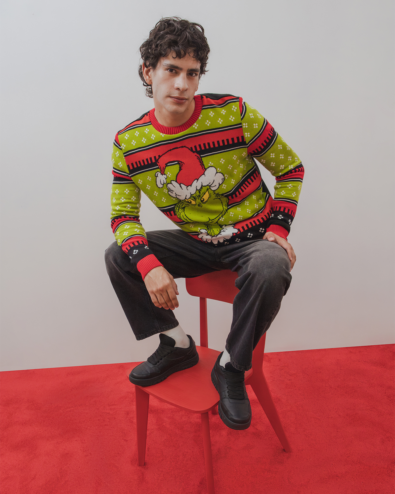 Suéter De Punto El Grinch