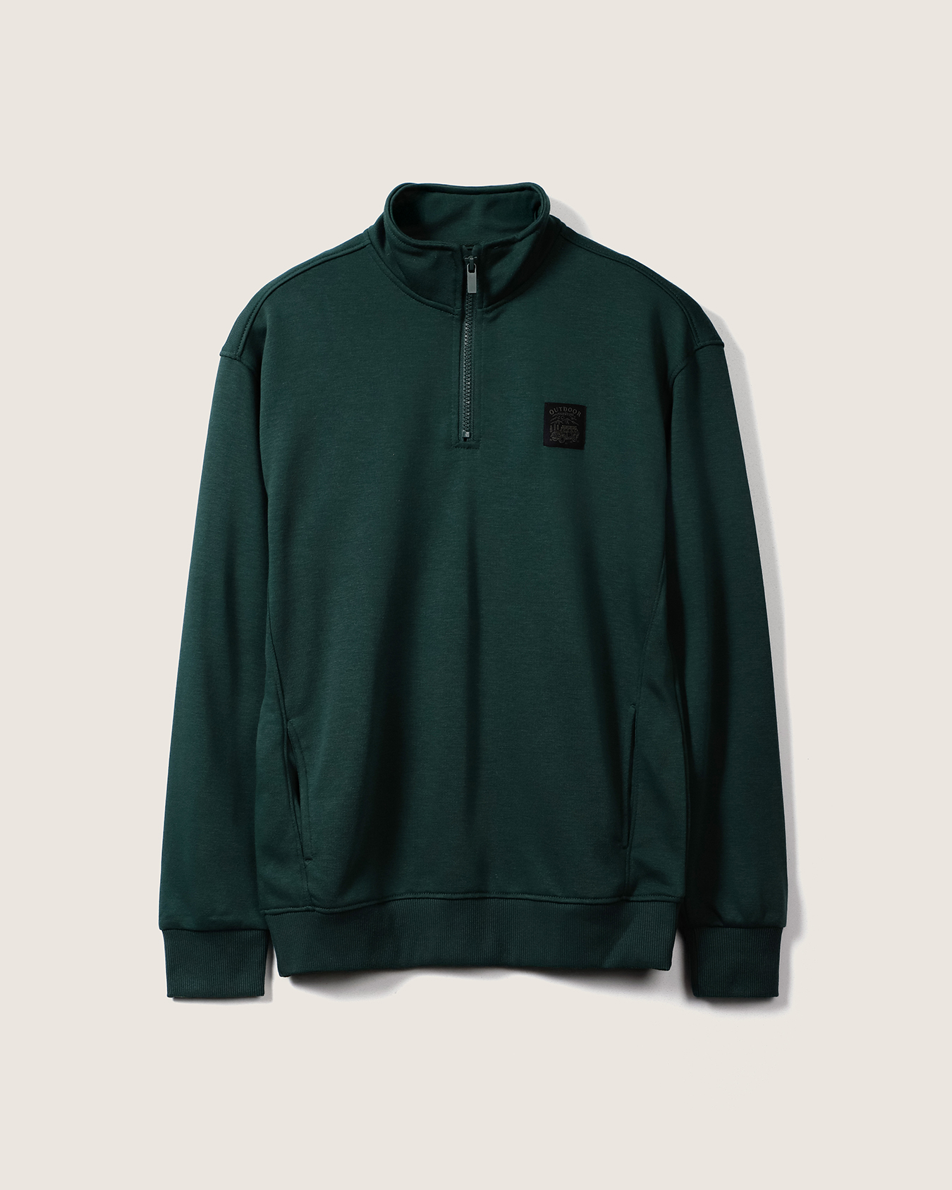 Sudadera Verde Fit Relaxed