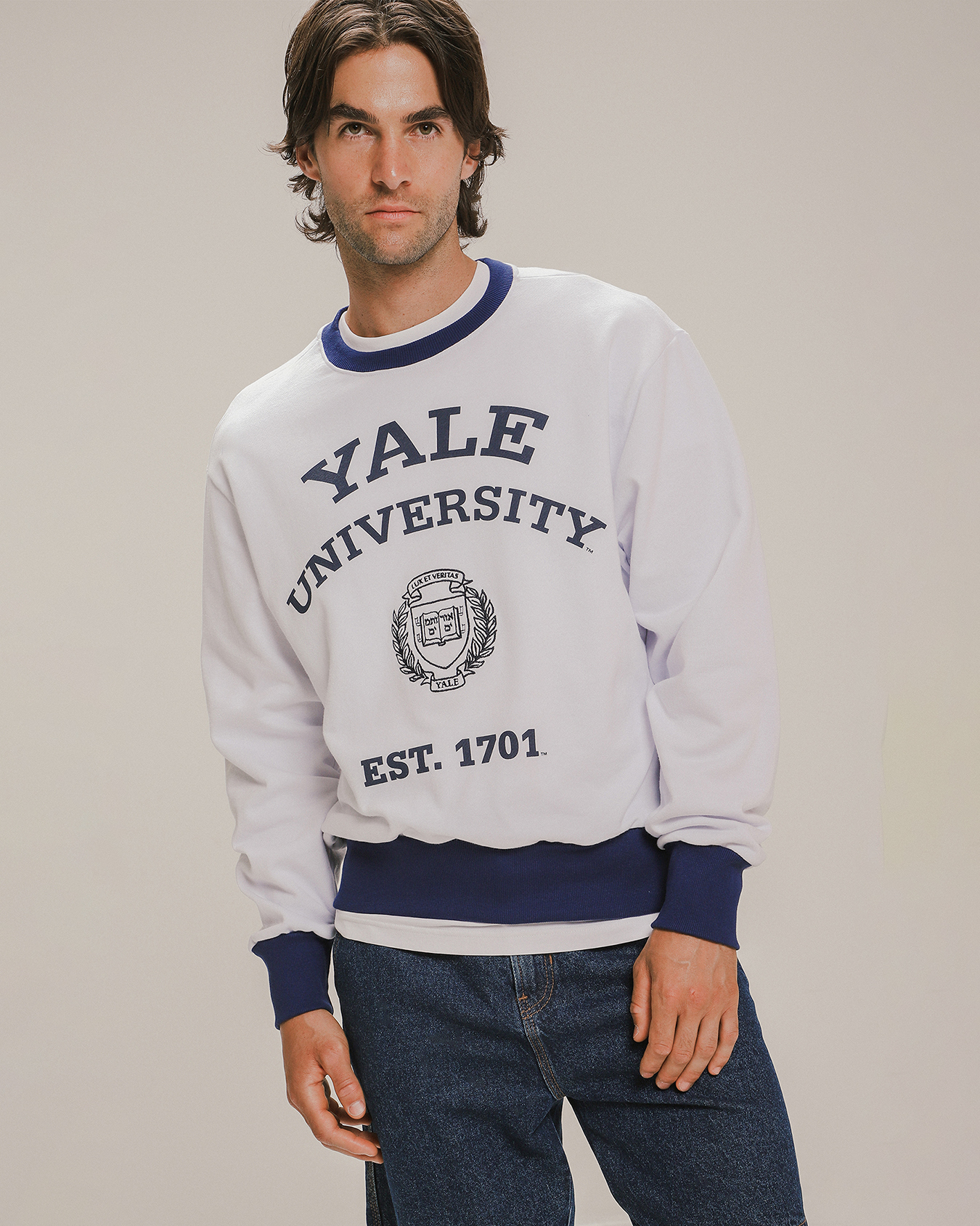 Sudadera Yale University Yale Sweatshirt Pull And Bear Zara
