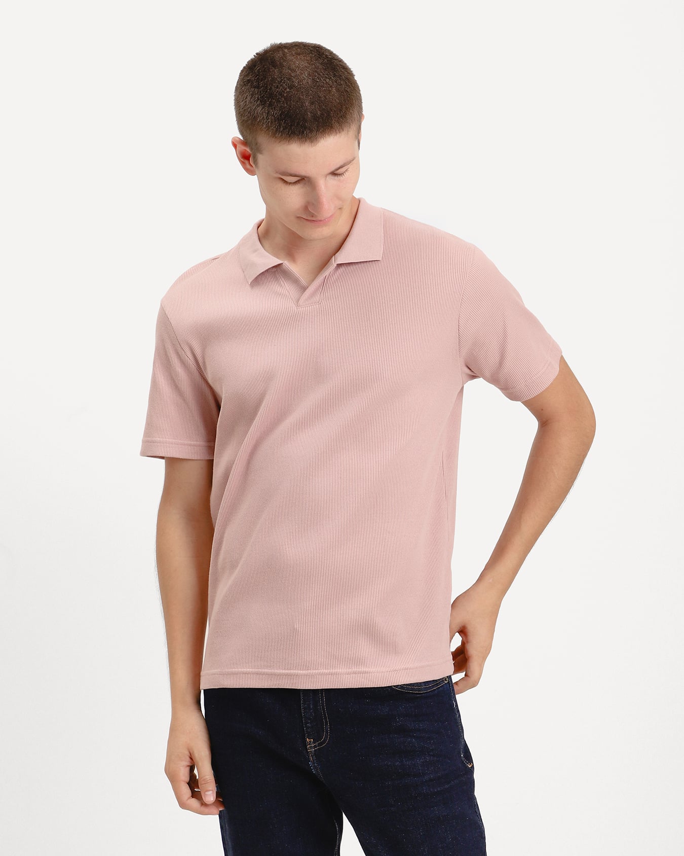 Polo Rosa Casual