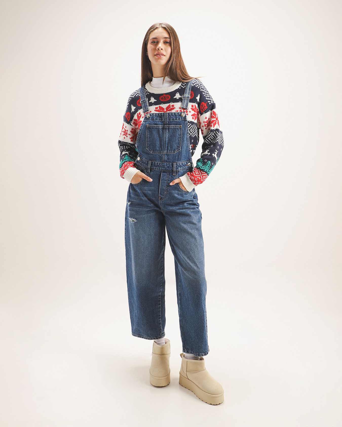 Overol Semiajustado Azul