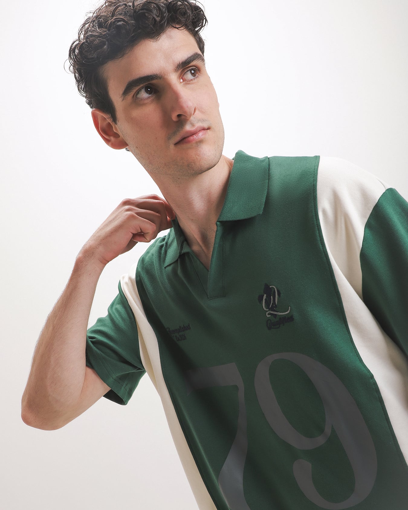 Polo Verde Contraste