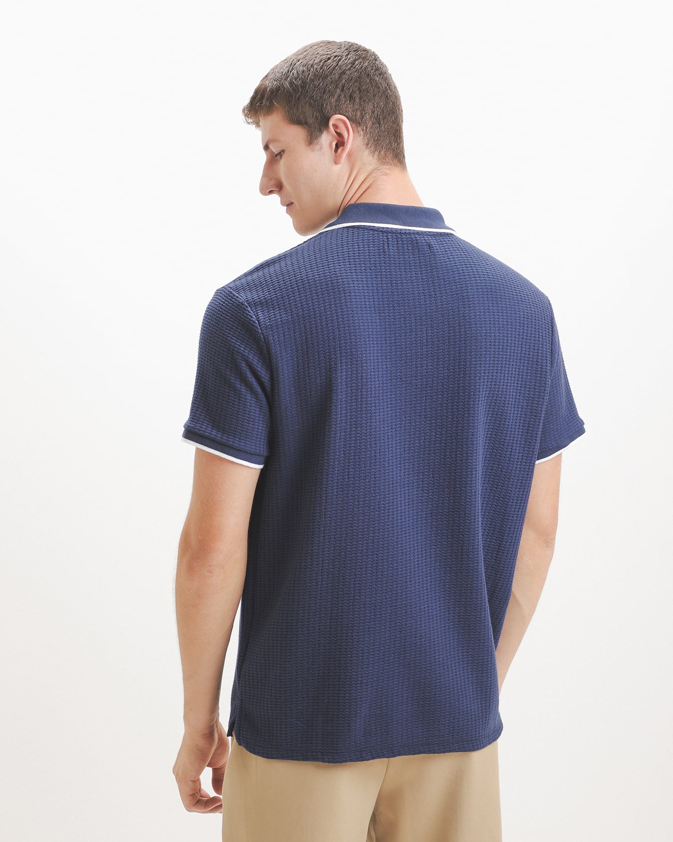 Polo Azul Textura