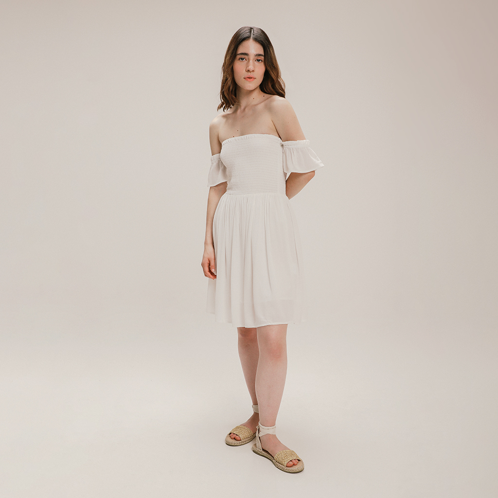 Vestido Corto Blanco Para mujer – C&A México