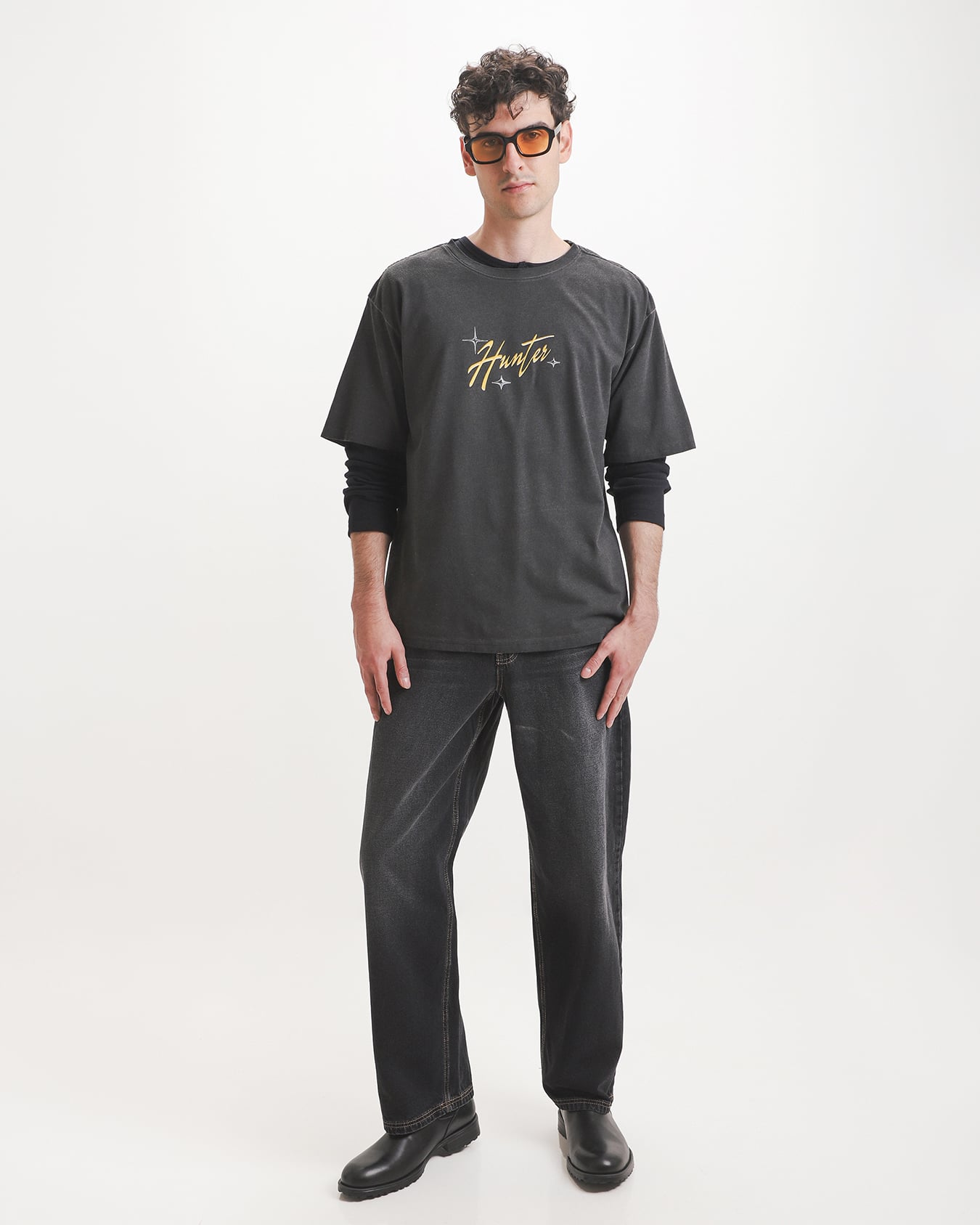 Playera Oversize Negra