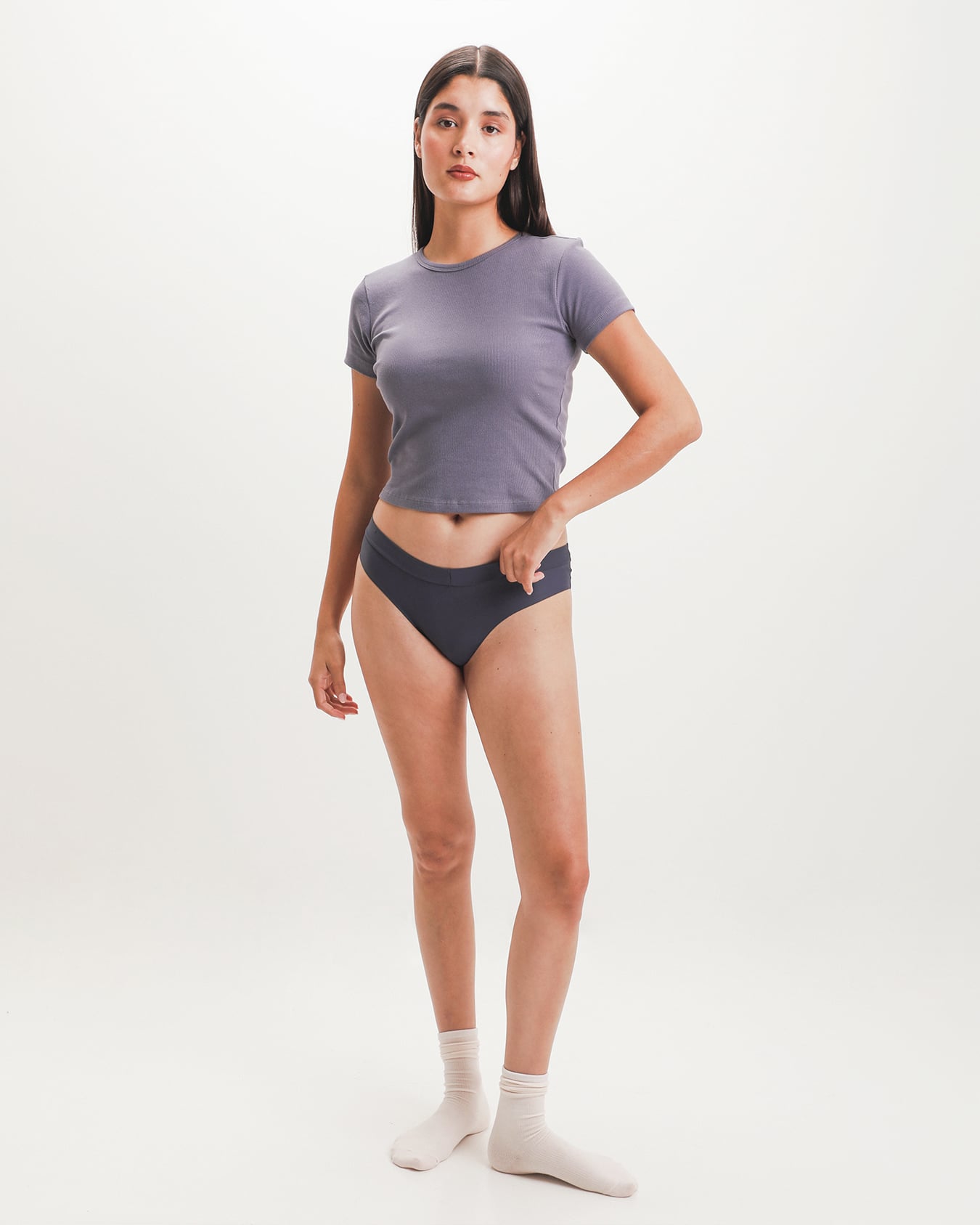 Panty Gris Microfibra