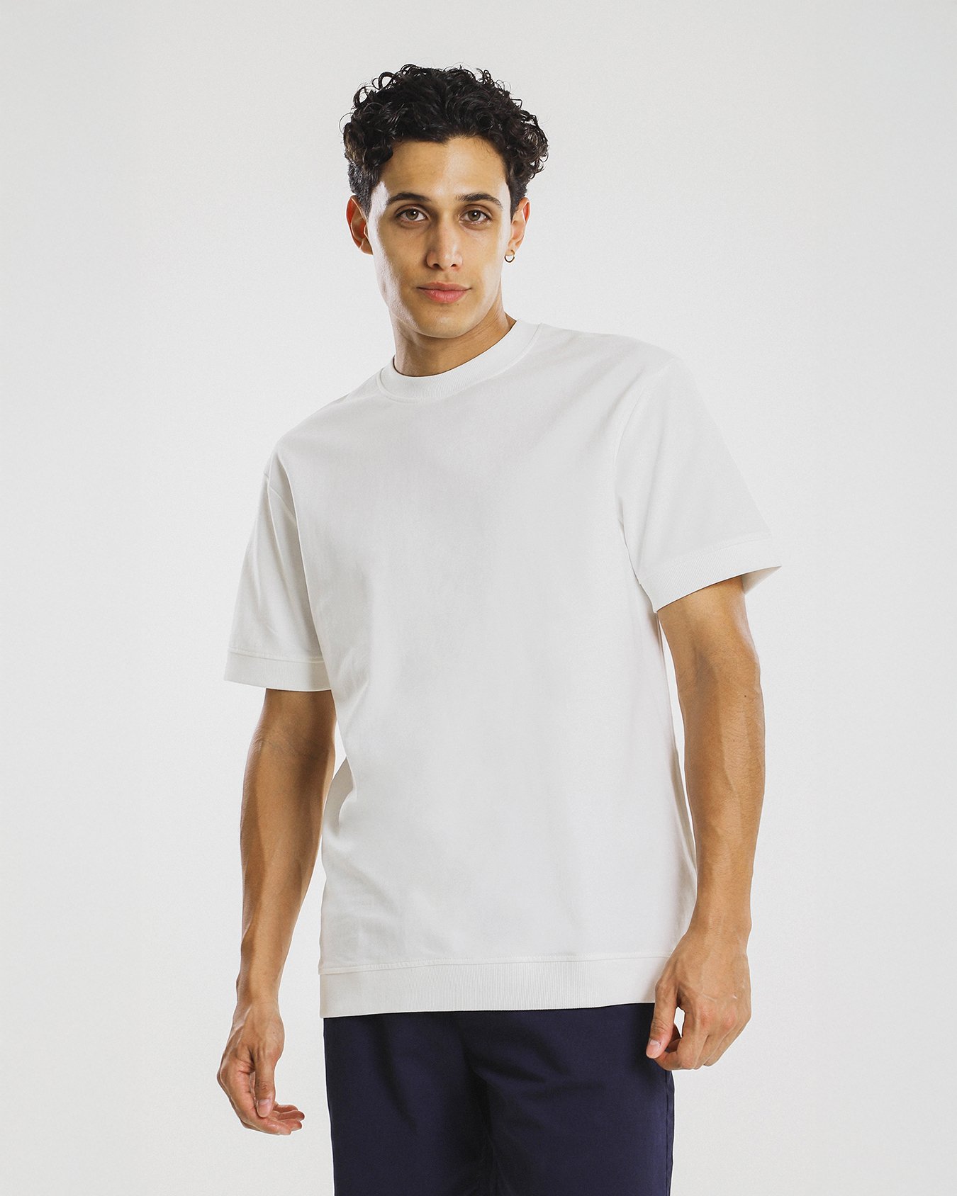 Playera Relaxed Blanca Para hombre – C&A México