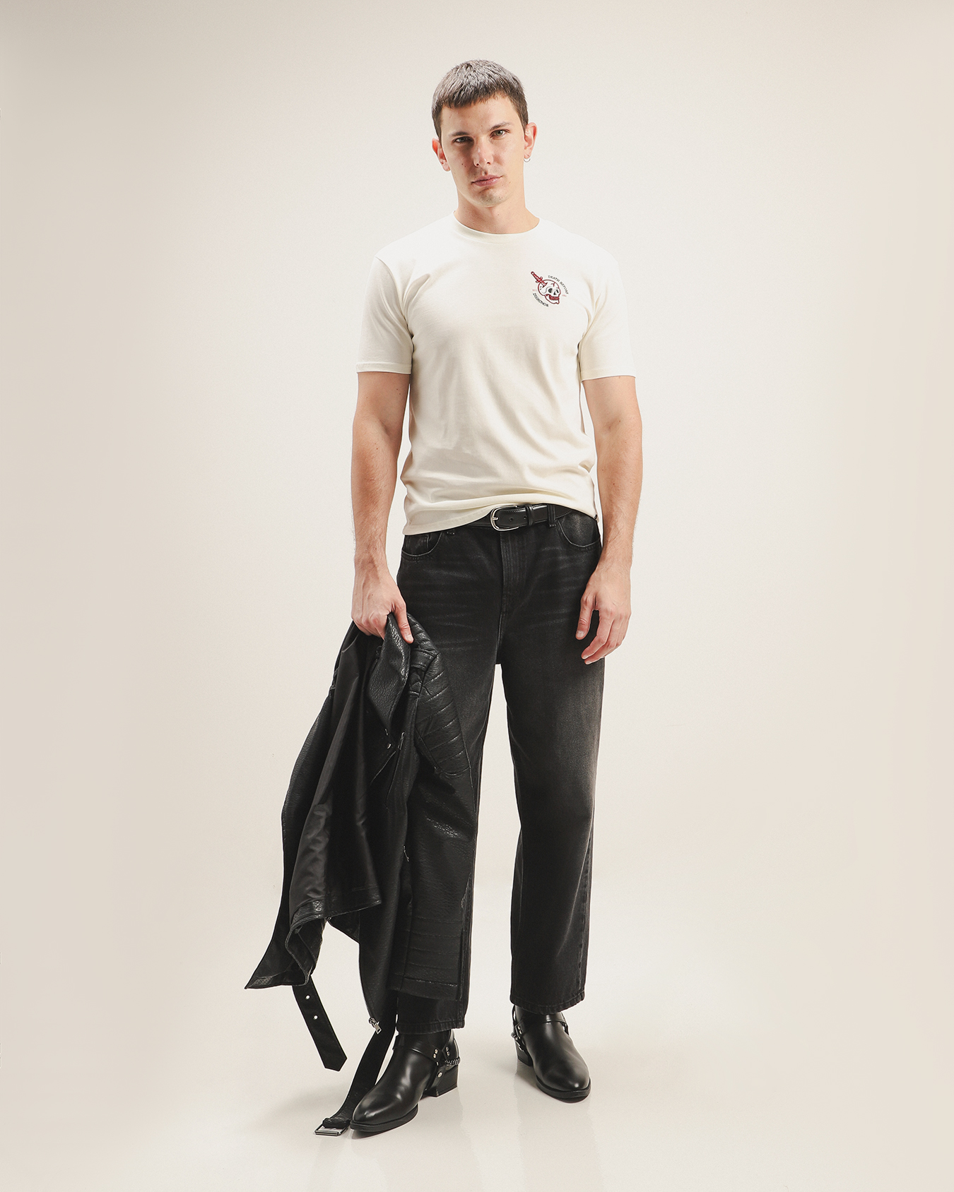 Playera Blanco Fit Relaxed