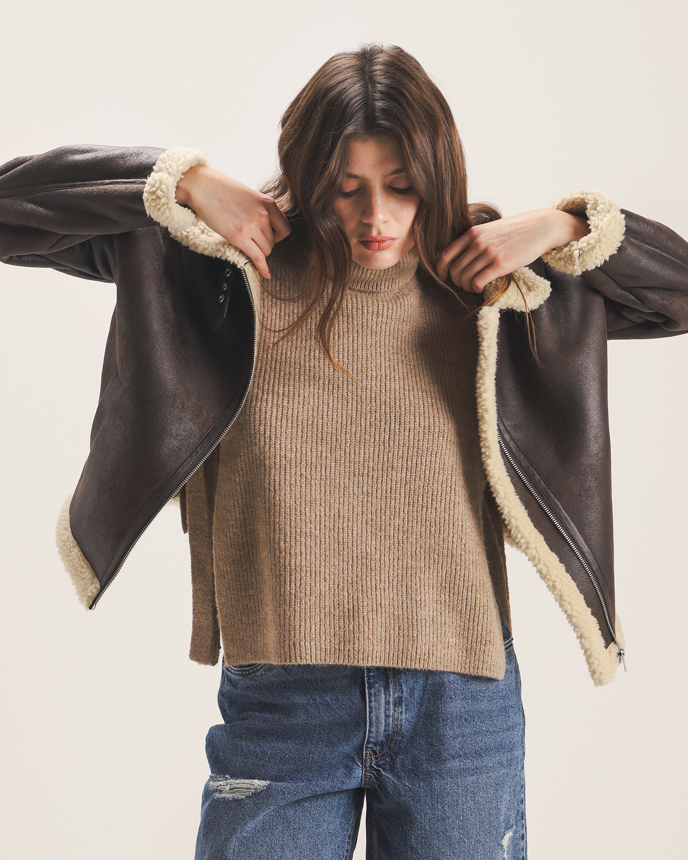 Chamarra Con Borrega