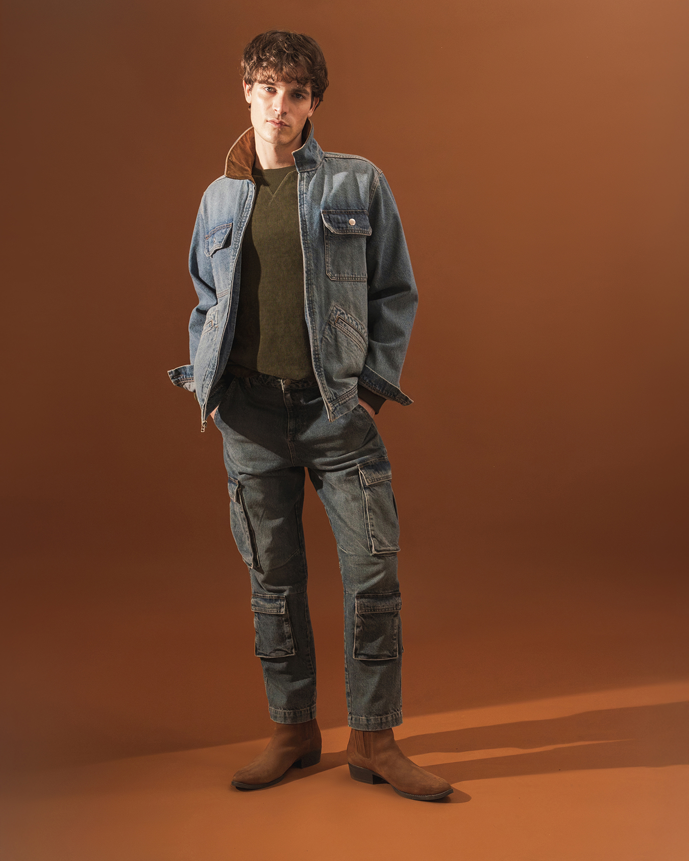 Jeans Cargo Fit Loose