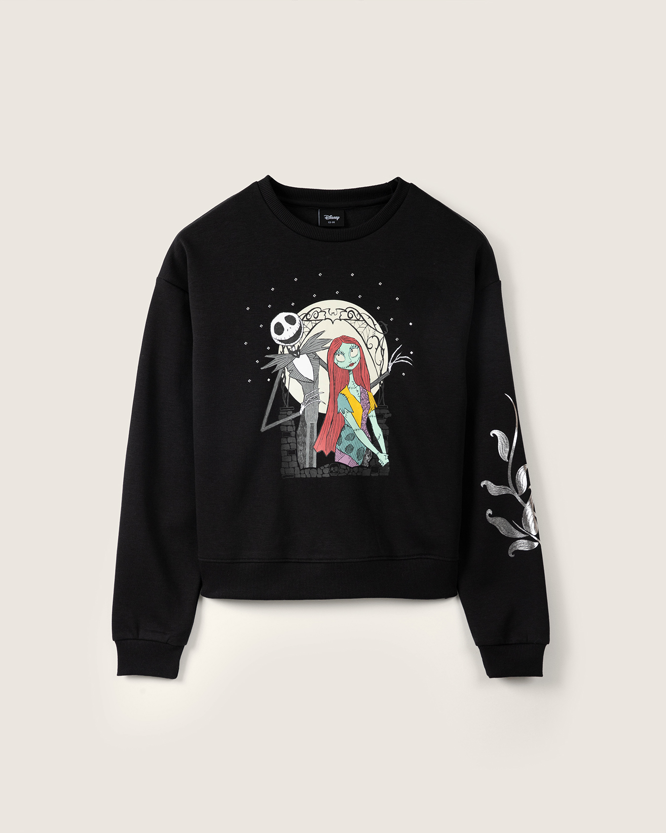 Sudadera Negra Jack Y Sally
