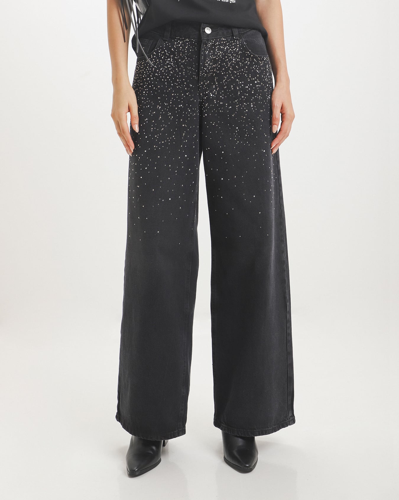 Wide Leg Jeans Brillos