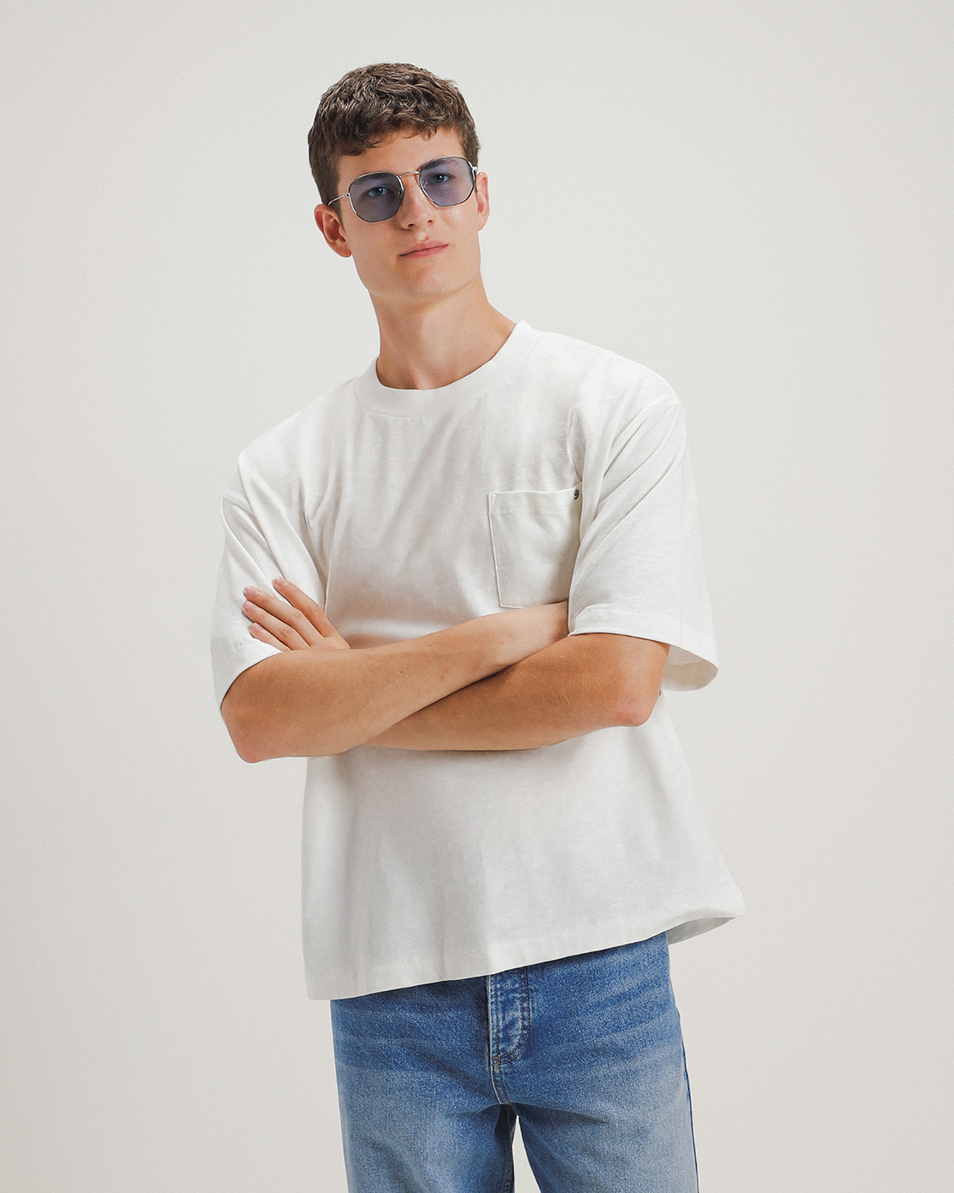 Playera Cropped S&oacute;lida