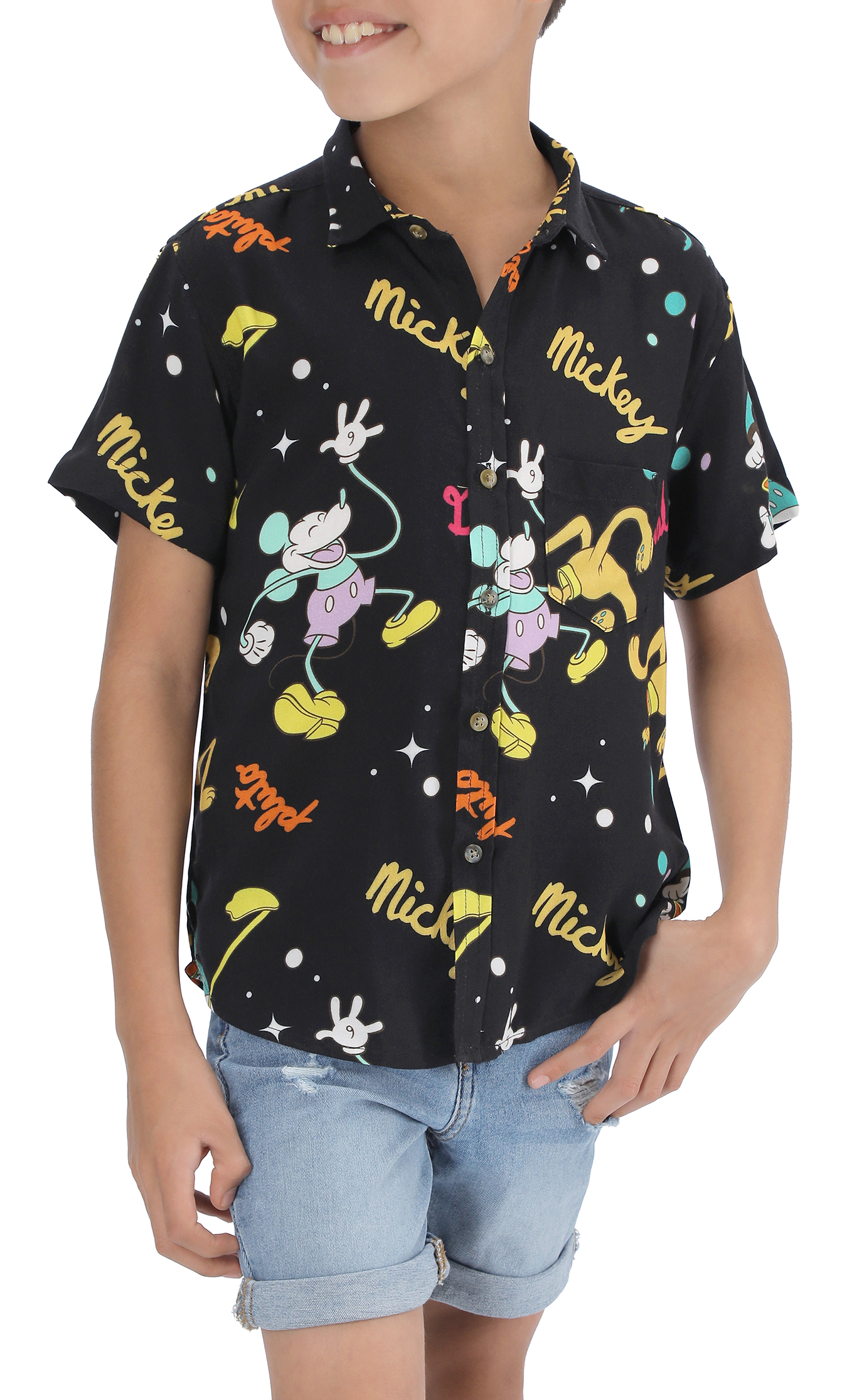 Camisa Estampado Mickey Mouse