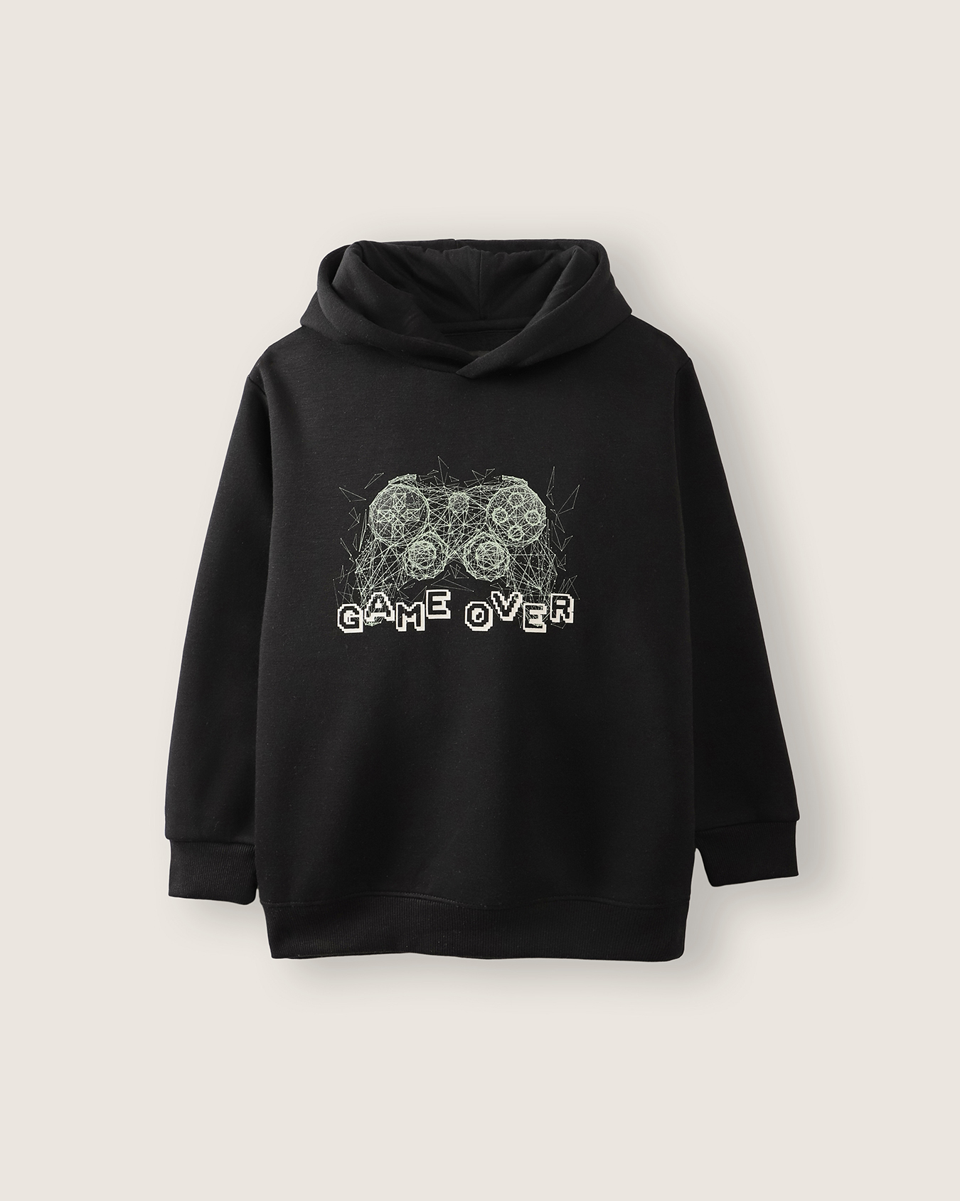 Sudadera Negra Cerrada